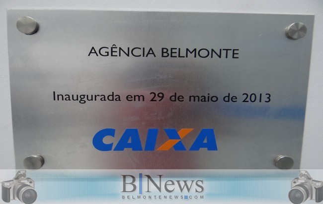 Caixa Econômica Federal inaugura agência em Belmonte.