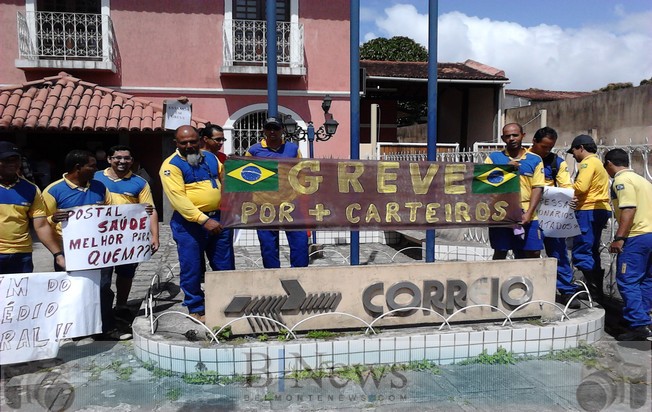 Correios em greve; em Eunápolis, Porto Seguro e Santa Cruz Cabrália serviços de entrega e coleta estão comprometidos.