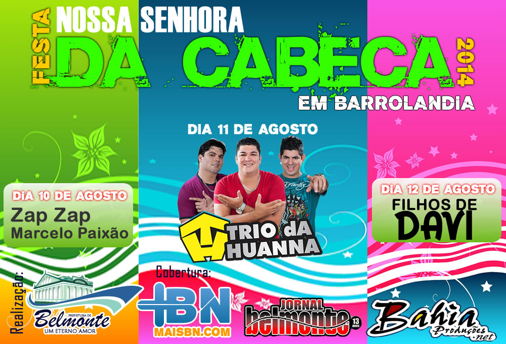 Programação Festa de Nossa Senhora da Cabeça