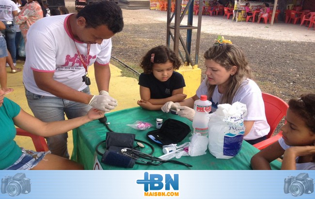 Comunidades de Santa Maria e Boca do Córrego recebem atendimento do Mutirão Itinerante da Saúde.