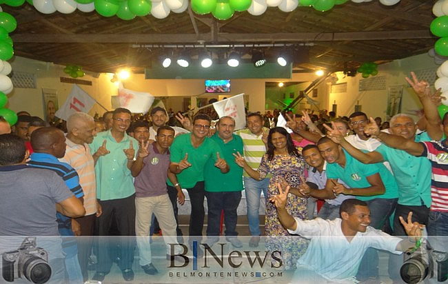 Grande evento marcou a convenção da coligação que apoiará a candidatura do ex-prefeito Iêdo Elias.