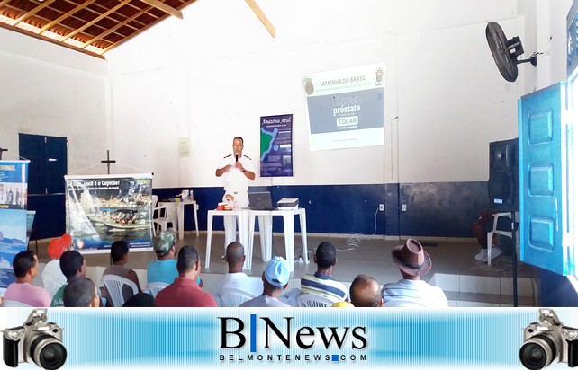 Segurança na navegação e saúde dos pescadores são temas de evento organizado pela Marinha em Belmonte.