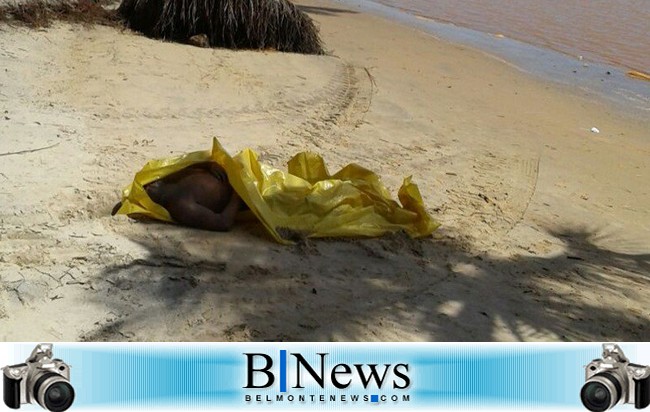 Corpo é encontrado preso em redes no Rio Jequitinhonha em Belmonte.