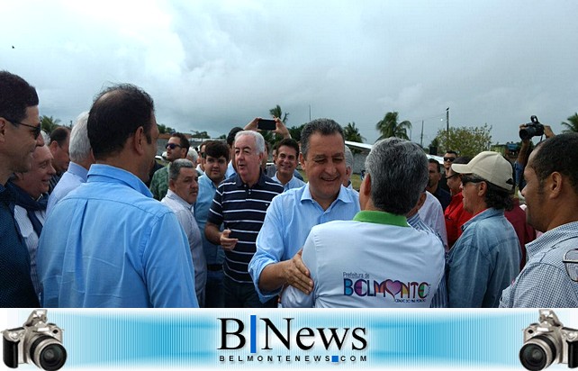 Prefeito Janival participa da recepção ao Governador Rui Costa em Canavieiras.