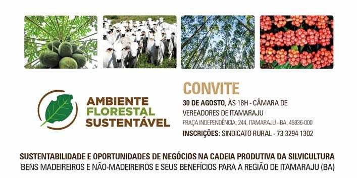 Encontro sobre os benefícios da silvicultura em Itamaraju.