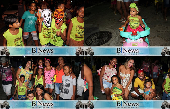 Bloco Infantil Zé Gotinha entra na avenida e agita a tarde de sábado em Belmonte.