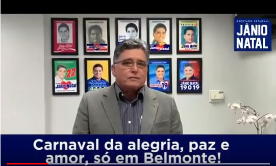 Deputado Jânio Natal confirma a realização do Carnaval 2019 em Belmonte.