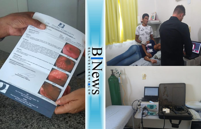 Prefeitura de Belmonte realiza mutirão de endoscopia no distrito de Barrolândia.