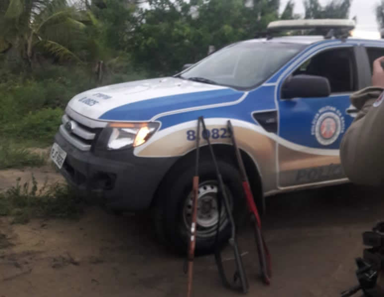 Polícia Militar apreende 03 armas usadas por criminosos no povoado do Ubu.