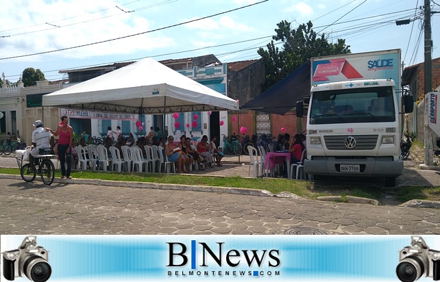 Campanha Outubro Rosa disponibiliza mamografias gratuitas para as mulheres belmontenses.