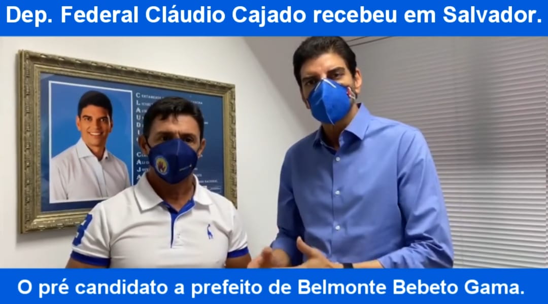 Deputado Claudio Cajado declara apoio a Bebeto Gama em Belmonte.