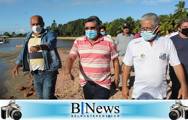 Jânio Natal visita Belmonte e discute construção do novo Guaiamum Gigante.