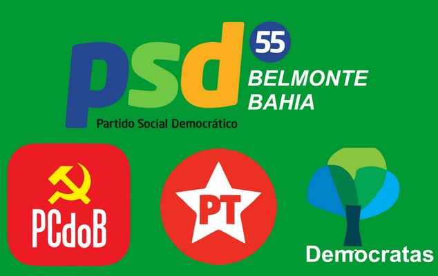 PSD, PT, PCdoB e DEM anunciam convenção partidária em Belmonte.