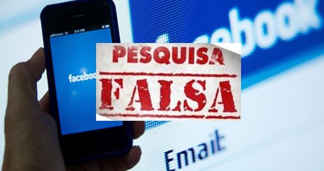 Pesquisas eleitorais falsas inundam as redes sociais e confundem os eleitores.