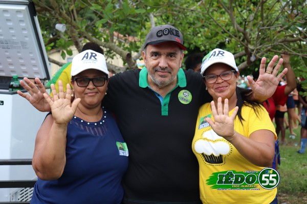 Candidato Iêdo Elias e Grupo 55 cumprem agenda política no final de semana.