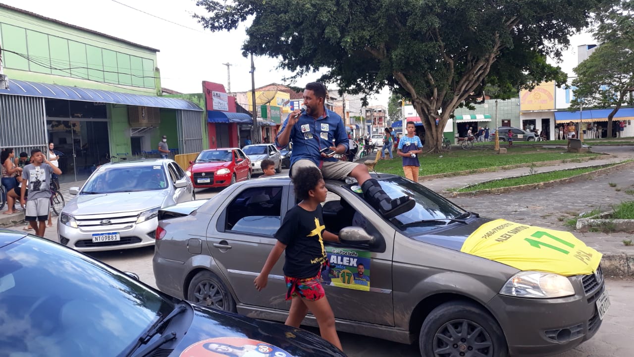 Candidato a Prefeito Alex Santos cumpre agenda política no interior de Belmonte.